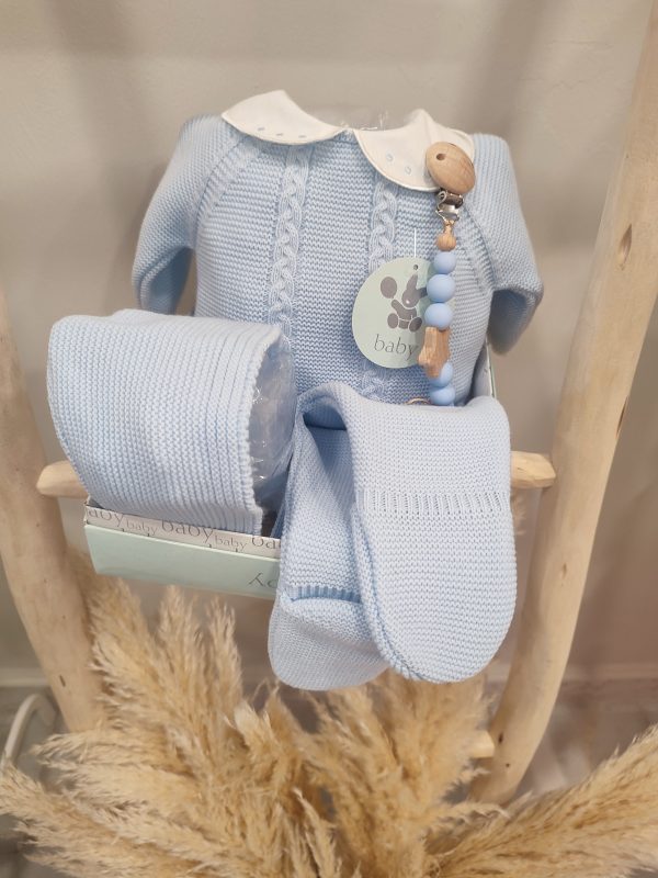 Set conjunto lana con chupetero